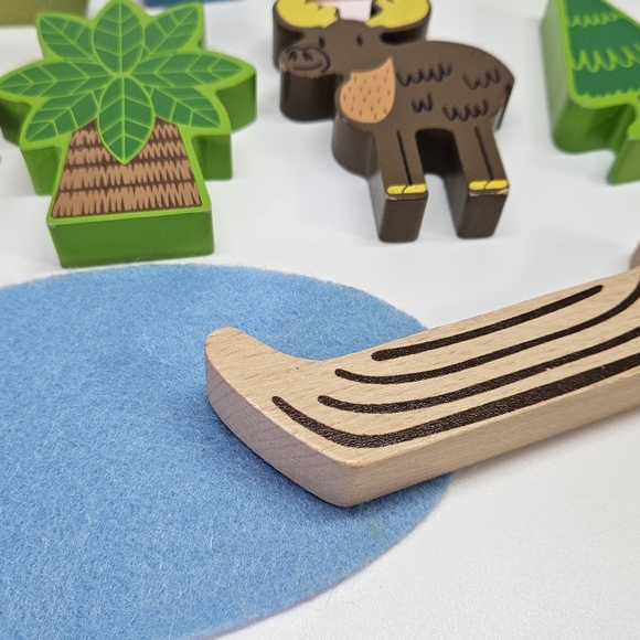 Manhattan Toy Company Wooden Forest Adventure Playset Toy - Picture 4 of 5